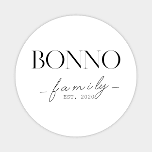 Bonno Family EST. 2020, Surname, Bonno Magnet